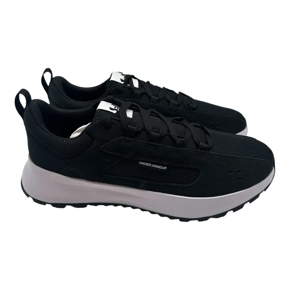 Under Armour UA Street Mirage Shoes Men Sz 11.5 Black/White Sneakers 3028378-002
